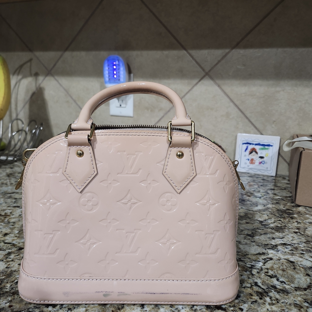 Louis Vuitton Pink Mini Bag with Structured Design and Metal Hardware - Picture 2 of 15
